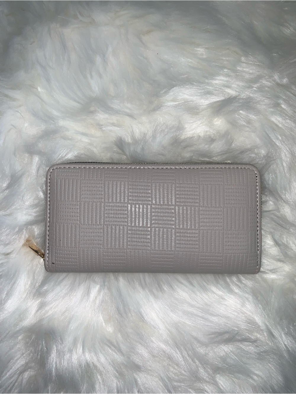 Eco Elegant Neutral Zip Wallet